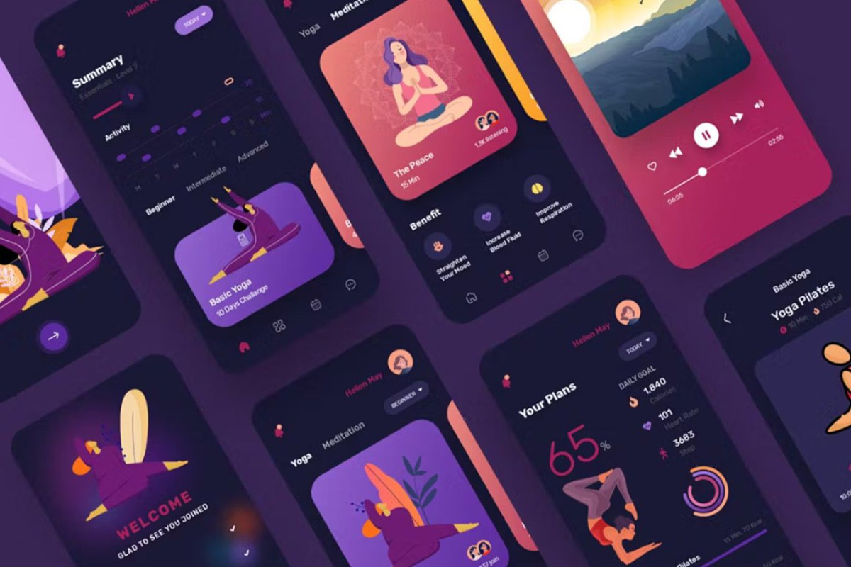 May - Yoga and Meditation Mobile App, an UI Kit Template by Lumina_ui_ux202 (Photo 10 of 10)