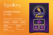 Comedy Roast Flyer, a Flyer Template by Typollery (Thumbnail 1 of 4)