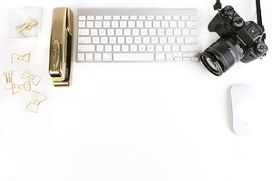 Styled Stock Mac Keyboard Camera