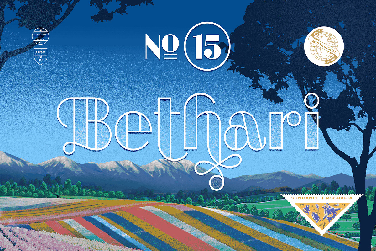 Bethari Font Display (70% Off), a Font by Sundance Tipografia (Photo 1 of 10)