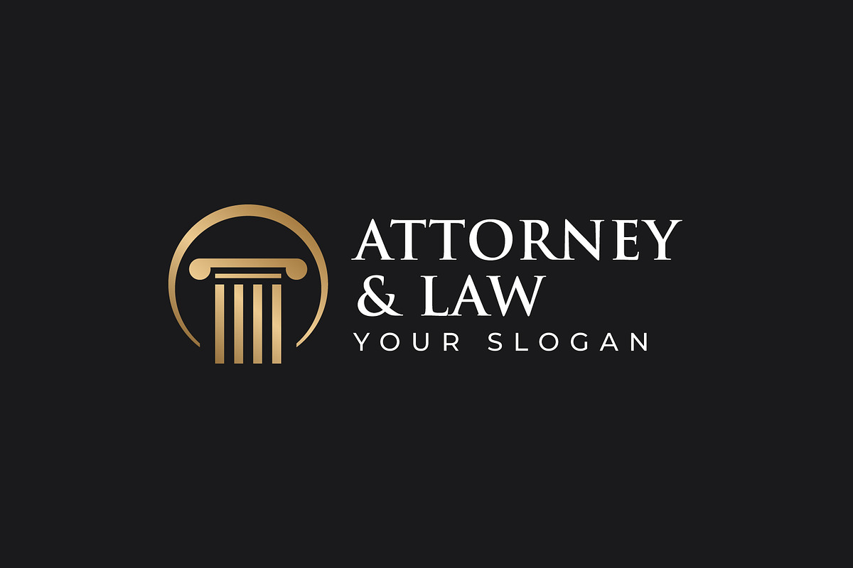 Attorney Law Firm Logo, a Branding & Logo Template by brandphant