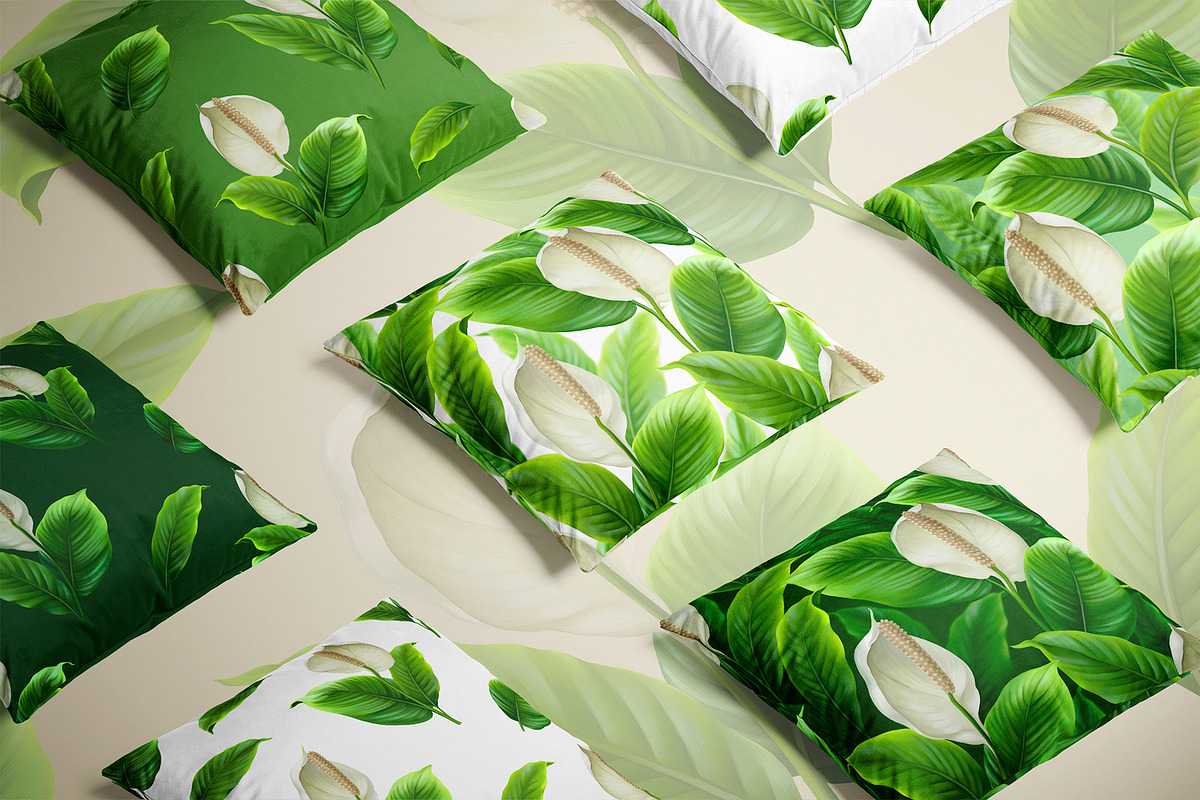 Anthurium flowers, a Pattern Graphic by Sundra (Photo 4 of 15)