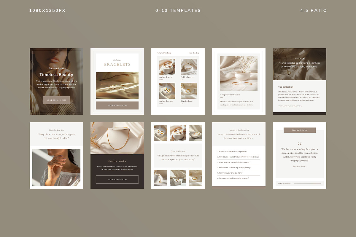 Kate Lou Social Media Kit, a Social Media Template by Ruben Stom (Photo 17 of 20)