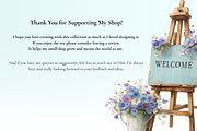 Secret Garden Wedding Map Elements, an Illustration by Loony Dream Designs (Thumbnail 8 of 8)