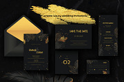 Black & Gold Tropical Leaves, an Object Graphic by Kate Galunga Artstore (Thumbnail 4 of 5)