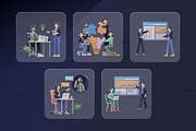 3D Career Illustration Set, a Person Illustration by Flat Icons (Thumbnail 6 of 8)