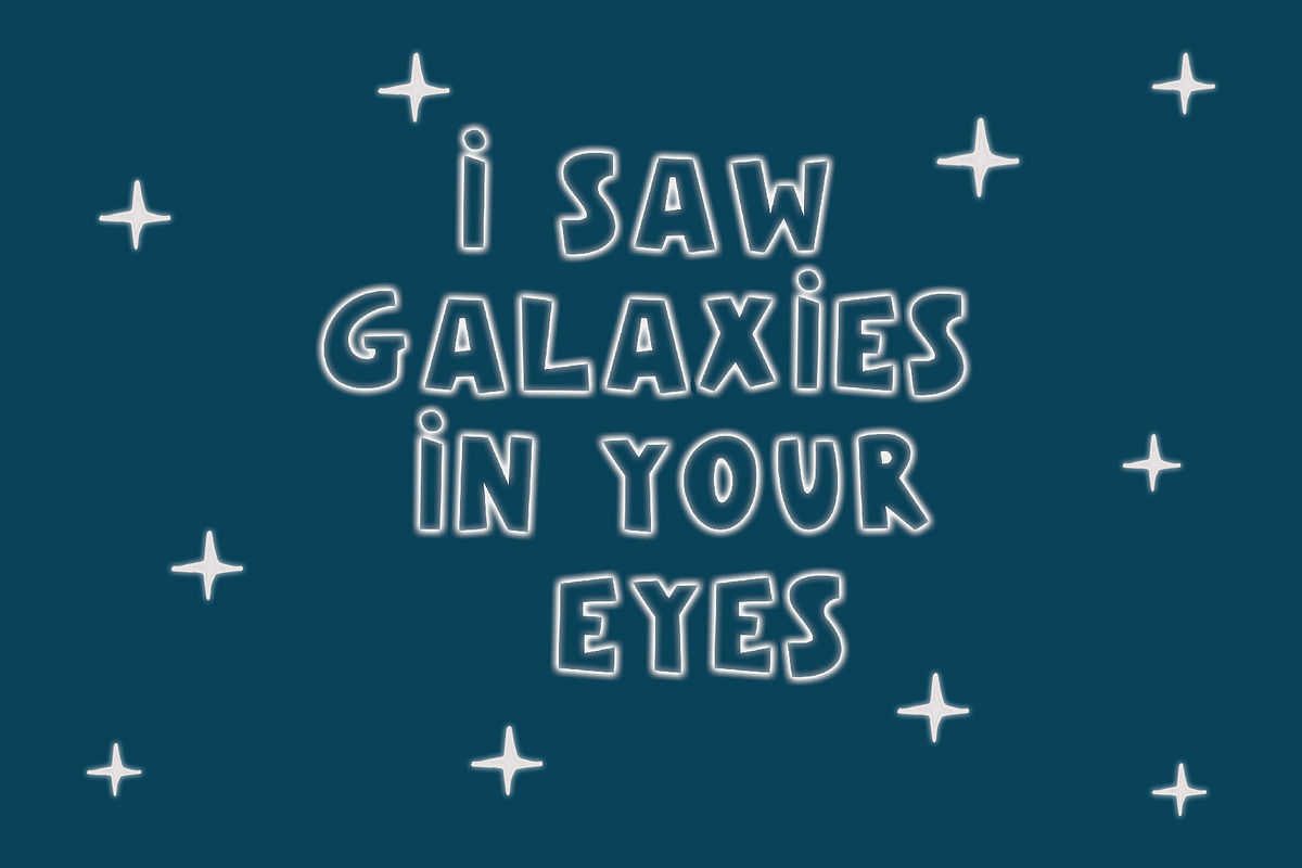 Galaxy Color Bitmap Font preview 4