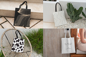 Tote Bag Mockups Premium Bundle