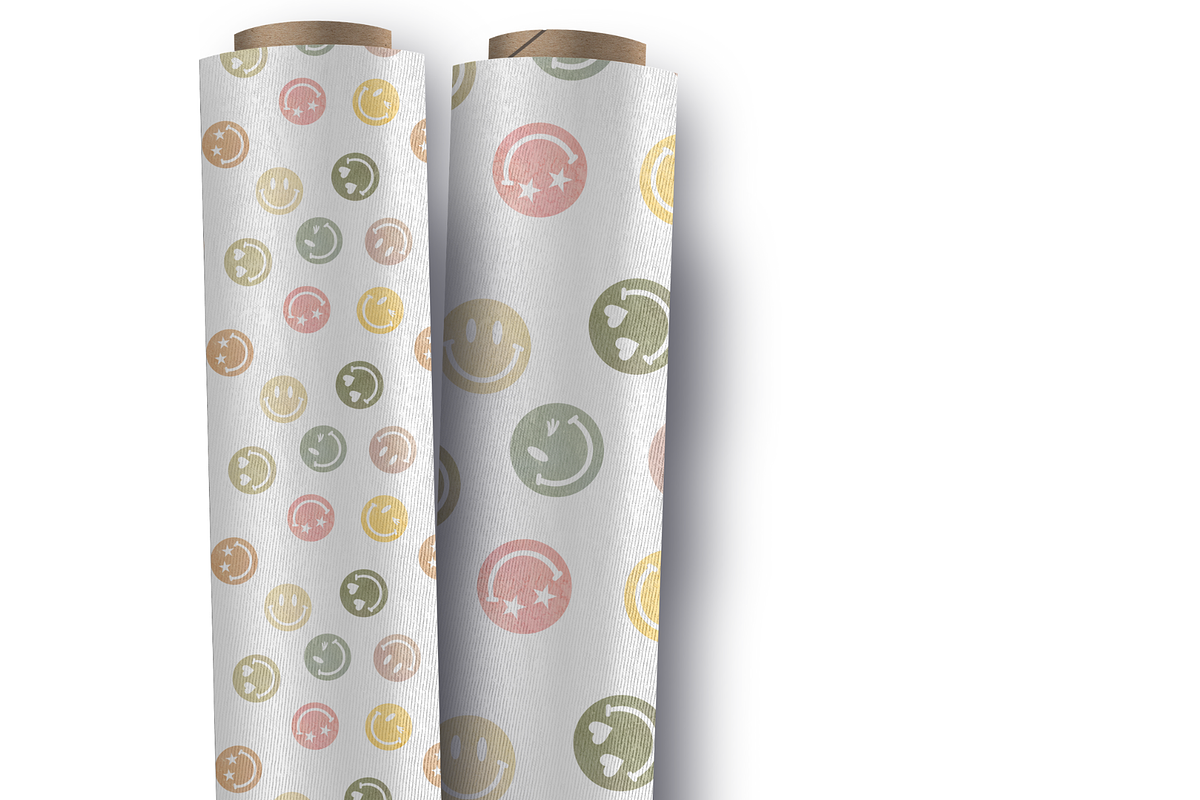 Retro Smiles Seamless Pattern, a Pattern Graphic by OwlAndFern (Photo 9 of 17)