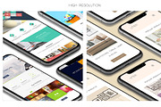 ALL 3D iPHONE MOCK-UP BUNDLE VOL-1, an iPhone Mockup by Graphicsworld125 (Thumbnail 51 of 62)