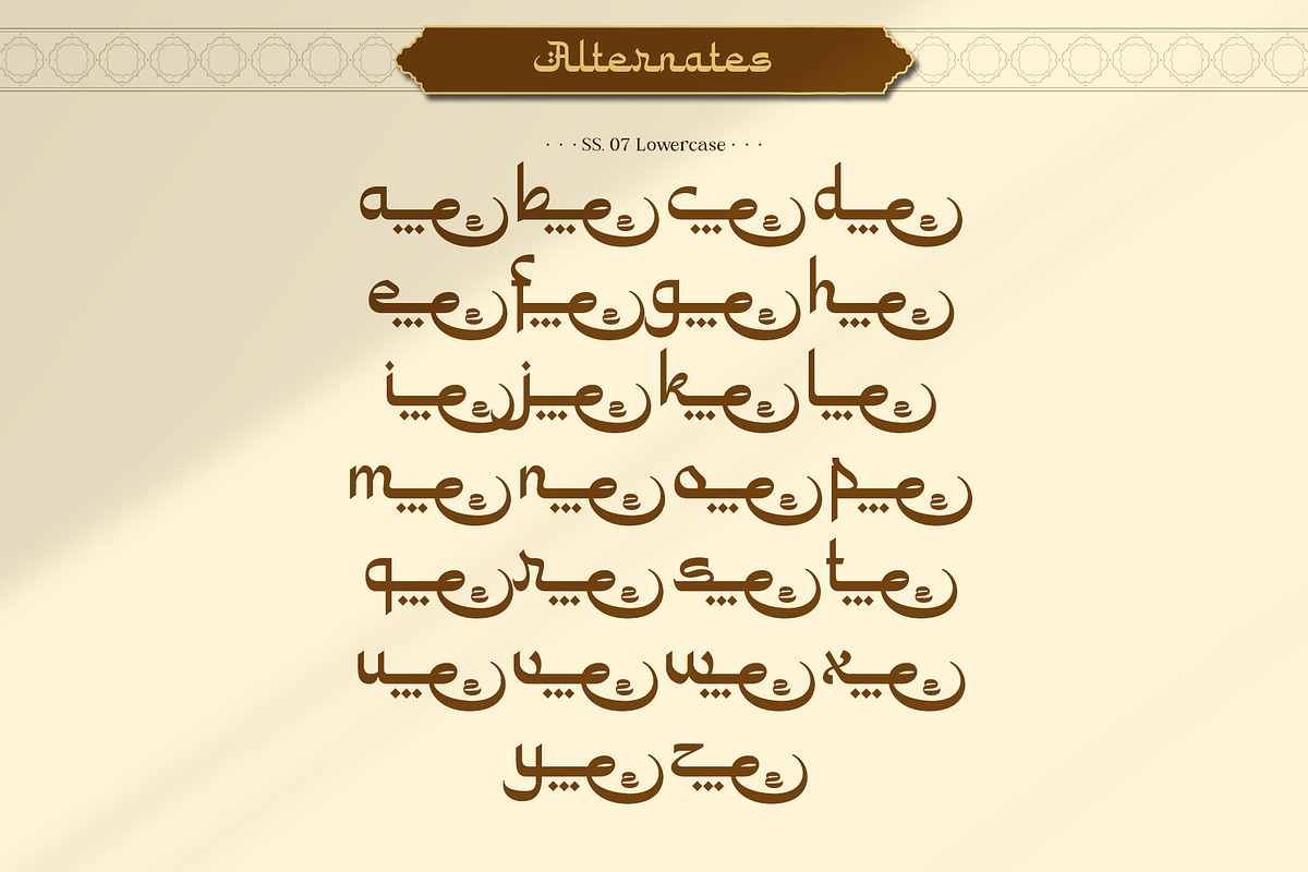 Mushym Arabic Typeface, a Sans Serif Font by alit design (Photo 13 of 23)