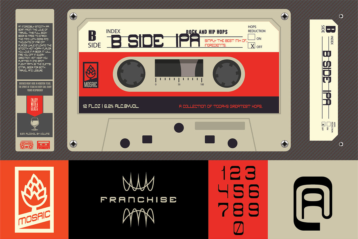 Franchise Typeface, a Sans Serif Font by Bend Industries (Photo 3 of 3)