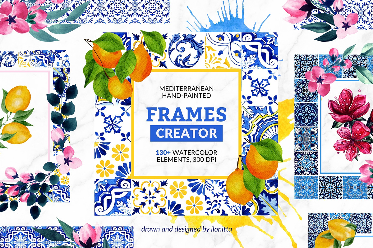 Mediterranean Frames Creator, an Object Graphic by ilonitta (Photo 1 of 12)