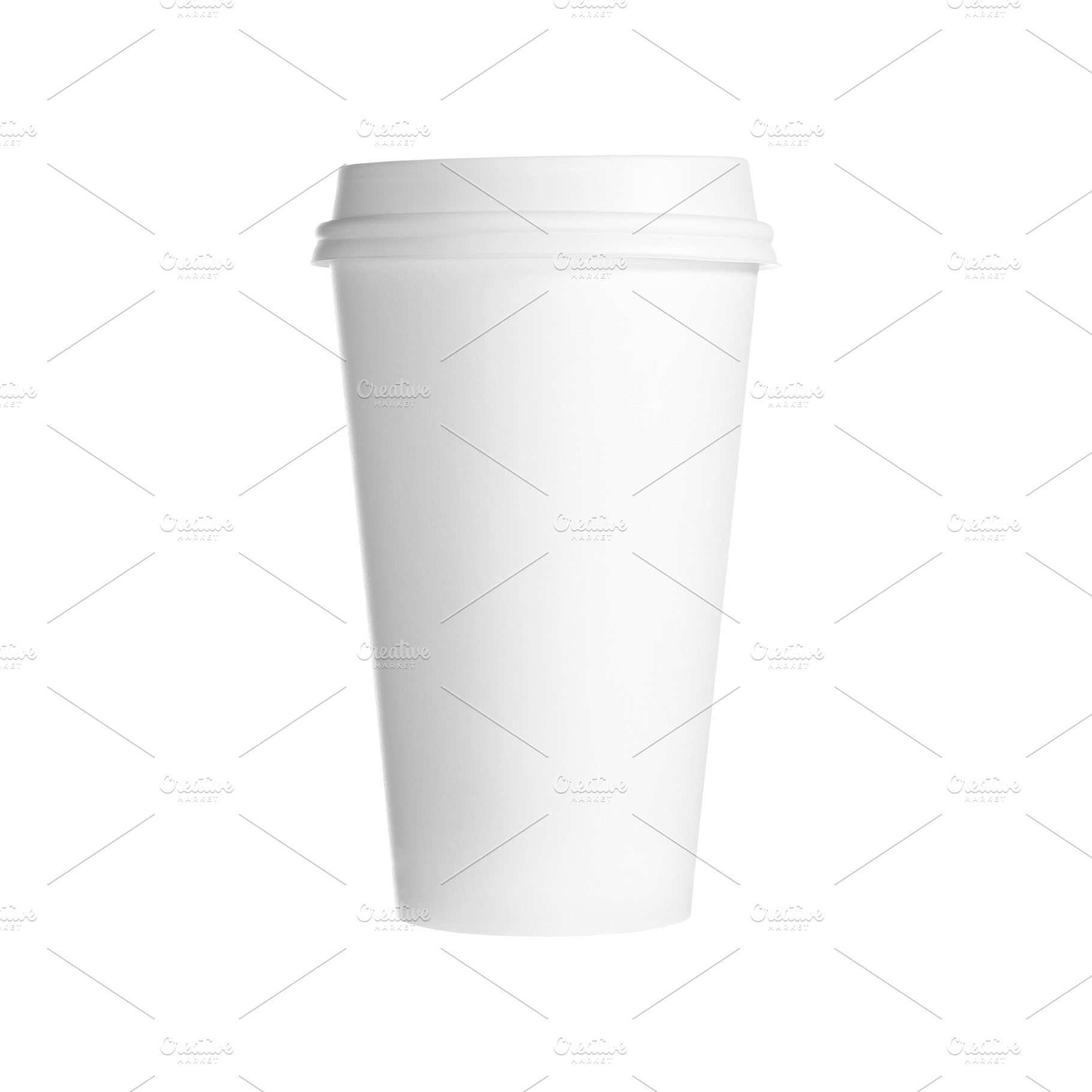 White takeaway coffee paper cup, a Food & Drink Photo by BOOCYS