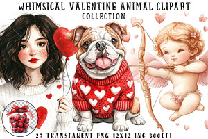 Valentines Sweetheart Clipart, an Illustration by OK Design