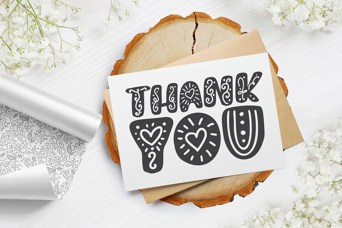 Soft vintage Scandinavian Decor Font preview 8