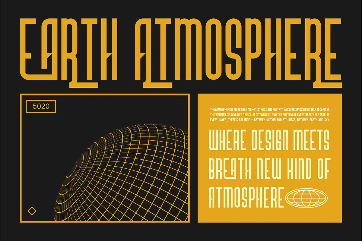Akrola | Modern Condensed Sans Serif, a Sans Serif Font by Ermedia Studio (Photo 5 of 10)