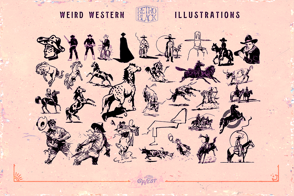 320 Western Icons and Illustrations, an Object Graphic by Retro Black Studio (Photo 5 of 16)