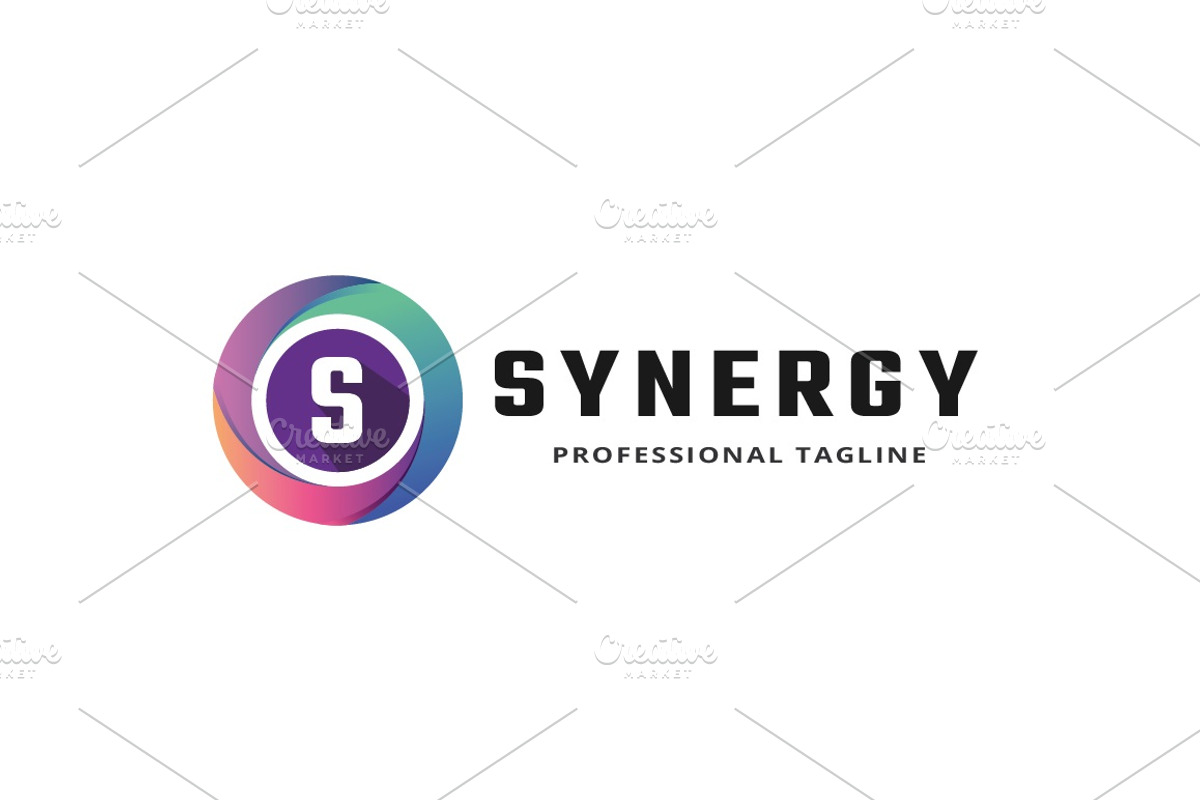 Synergy Letter S Logo, a Branding & Logo Template by Design_Planet ...
