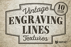 Vintage Engraving Lines Textures