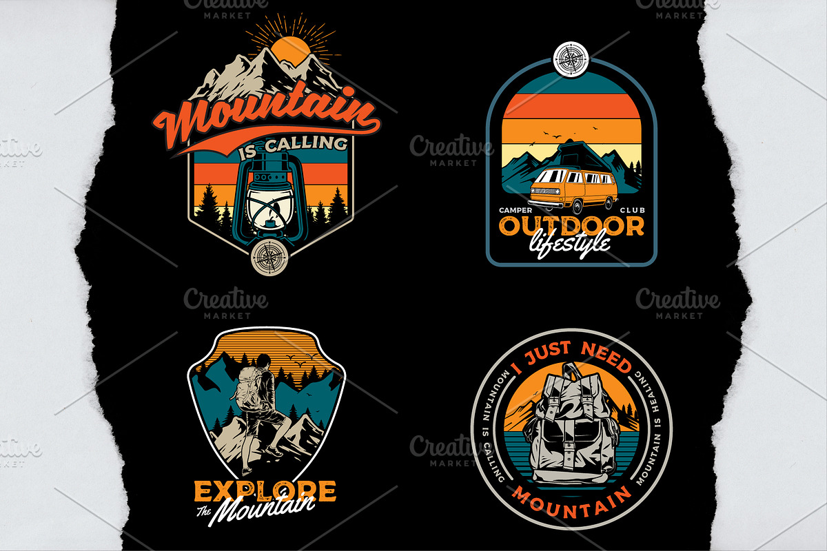 Adventure outdoor designs bundles,, a Sport Illustration by The BolzStudio (Photo 4 of 5)