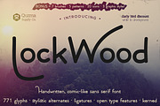 Lockwood, a Sans Serif Font by Quzma Supply Co. (Thumbnail 2 of 6)