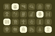 Animated Festival Icon Art Set, an Outline Icon by Prosymbols (Thumbnail 3 of 4)
