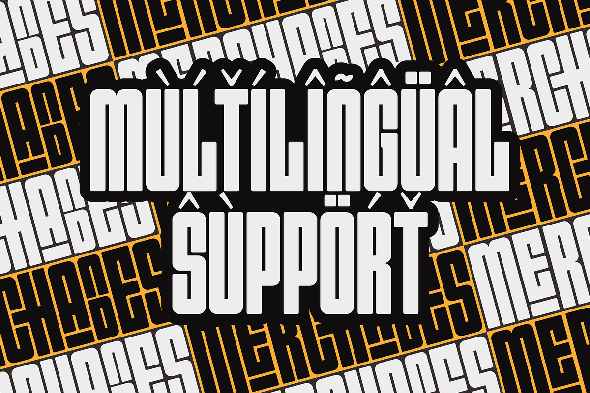 Merchandes - A Condensed Display Fon, a Sans Serif Font by Marvadesign (Photo 6 of 6)