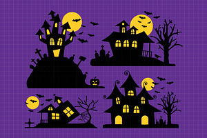 Spooky House Clipart (LES.CL48)