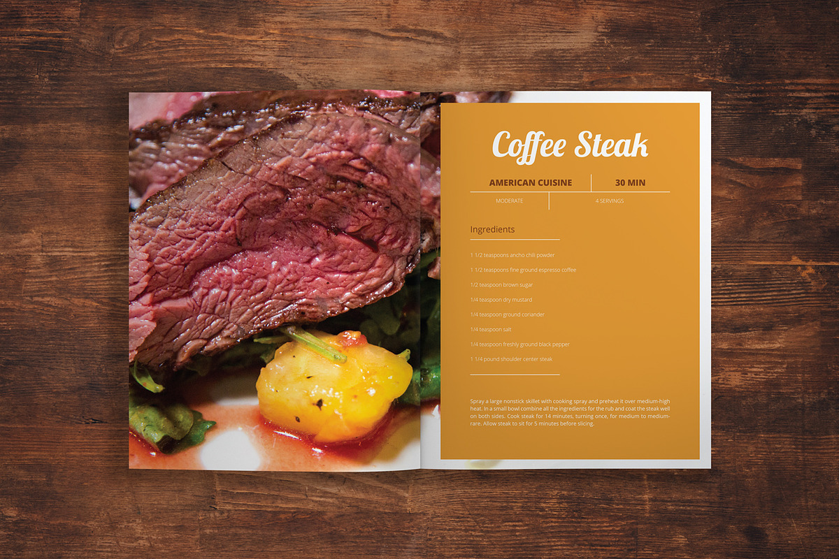 Modeno - A Modern Cookbook Template, a Brochure Template by Prixel Creative (Photo 11 of 18)