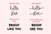 Dream Wish - Cute Handwritten Duo, a Handwritten Font by Airotype (Thumbnail 2 of 10)