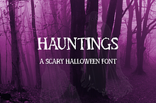 Hauntings Serif Font