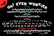 Wonky Font! A Clean & Blocky Font, a Sans Serif Font by Meg Lewis Fun House (Thumbnail 6 of 11)