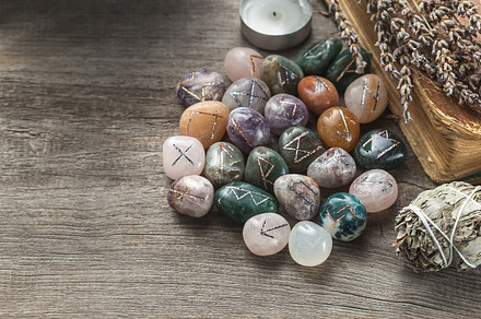 Elder Futhark Rune Stones Set, an Arts & Entertainment Photo by Andriana Syvanych