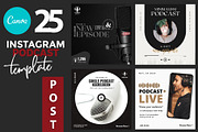 Canva instagram Podcast Template, a Social Media Template by illycreative (Thumbnail 1 of 5)