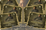 Music Festival Flyer, a Flyer Template by regalDRAW (Thumbnail 3 of 4)