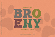 Broeny | Display Typeface, a Sans Serif Font by Brew & Butcher Studio (Thumbnail 1 of 8)