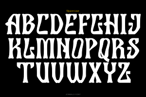 Jenmalo Display Font