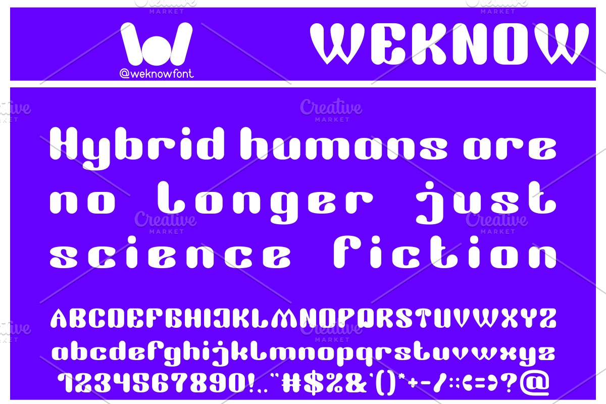 Constant motion font, a Font by weknow (Photo 4 of 8)