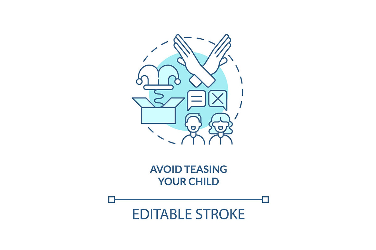Avoid teasing your child turquoise, an Icon by IMG Visuals