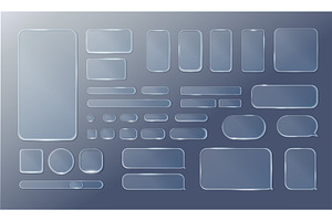 Vector transparent glass design, a Texture Illustration by Marinstri
