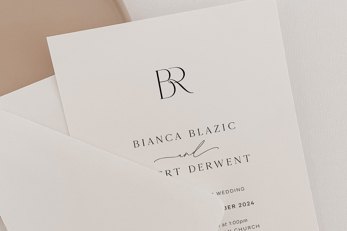 BR monogram, a Branding & Logo Template by LINKED LETTERS STUDIO (Photo 3 of 4)