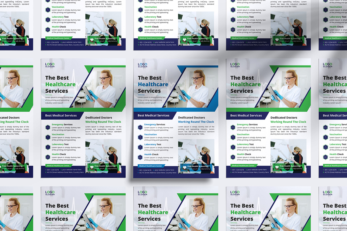 Medical Flyer Template, a Flyer Template by Vectorzone (Photo 3 of 3)