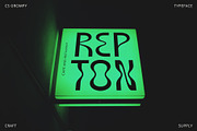CS Grompy – Psychedelic Font, a Sans Serif Font by Craft Supply Co. (Thumbnail 4 of 8)