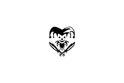 Minimalist Modern Clown Logo, a Branding & Logo Template by Luxury Logos (Thumbnail 3 of 4)