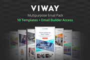 Promo & Corporate Pack of 10 Email, an Email Template by NancyS (Thumbnail 1 of 2)