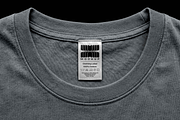 T-Shirt Label Mockup, a Shirt Mockup by Design Squad (Thumbnail 1 of 4)