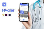Healer App UI KIT, an UI Kit Template by No.13 (Thumbnail 1 of 4)