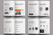 Clean Company Profile Brochure, a Brochure Template by MightyDesign (Thumbnail 3 of 6)