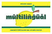 Lemonade Cute Display Font, a Sans Serif Font by alpercakici (Thumbnail 2 of 12)